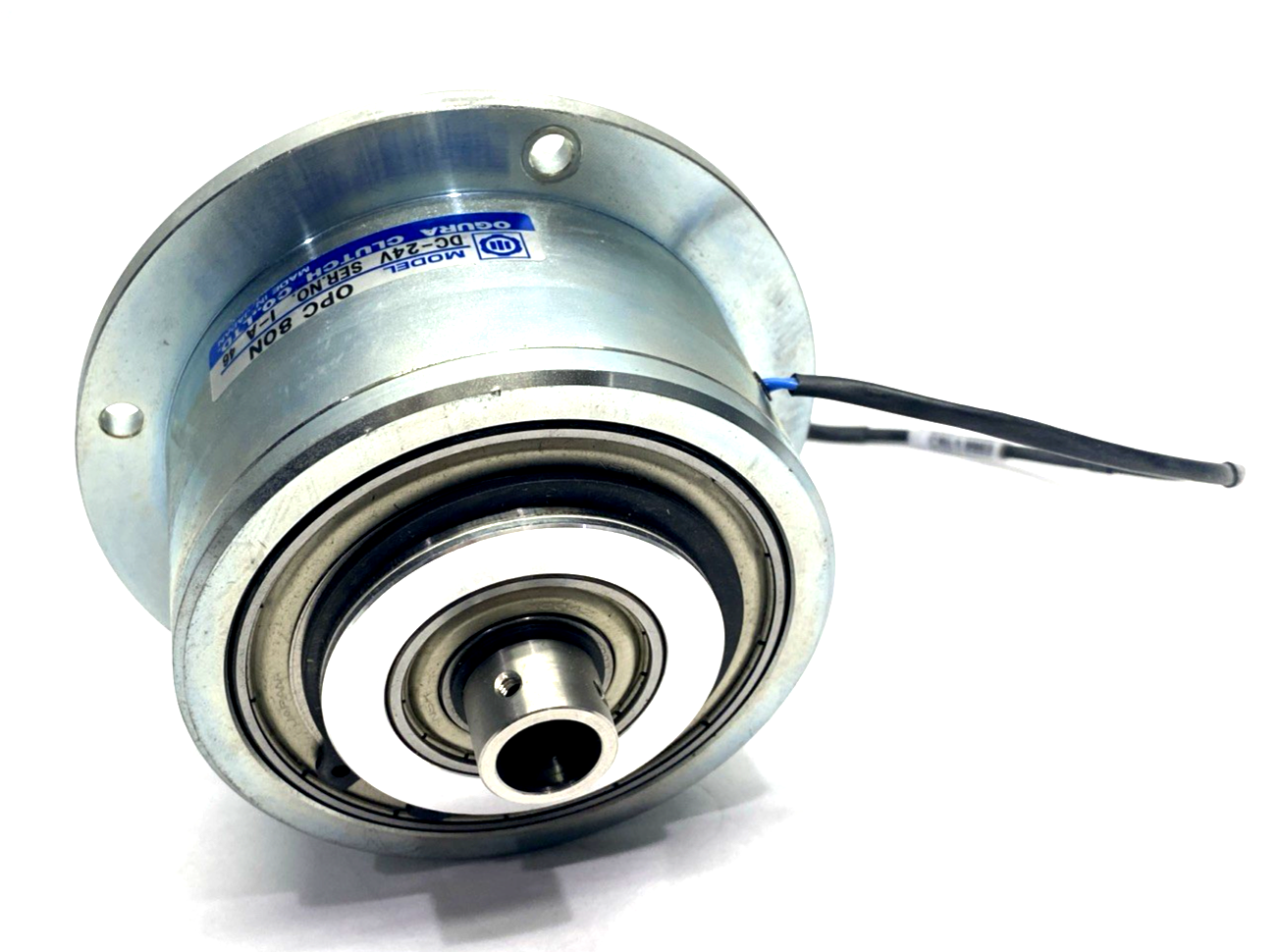 OPC80N | Ogura Electromagnetic Mag-Particle Clutch 15mm Bore 24VDC - Used - Maverick Industrial Sales