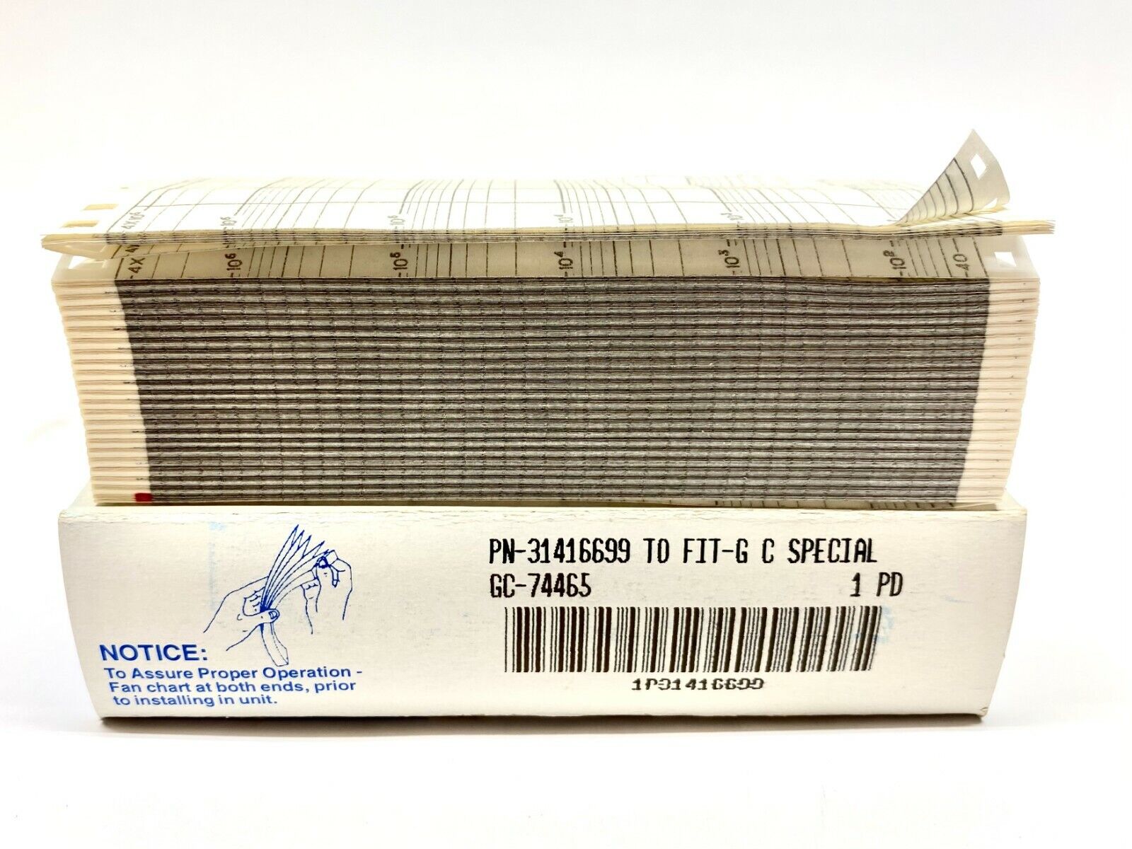 Graphic Controls 74465 Strip Chart Paper 31416699 - Maverick Industrial Sales