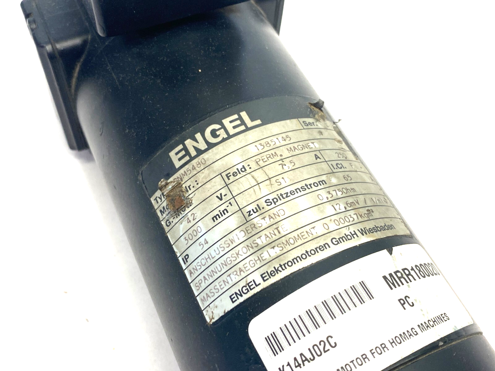 Engel GNM5480 Ser. E Permanent Magnet DC Motor 3000rpm 7.5A 42V 250W - Maverick Industrial Sales