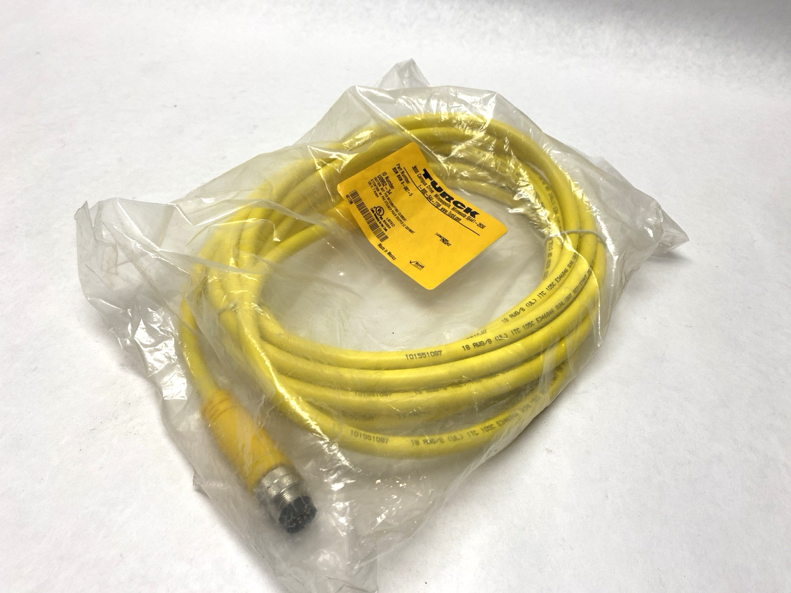 Turck BSM BKM 8-087-5 Versa Fast Cable U0952-34 - Maverick Industrial Sales