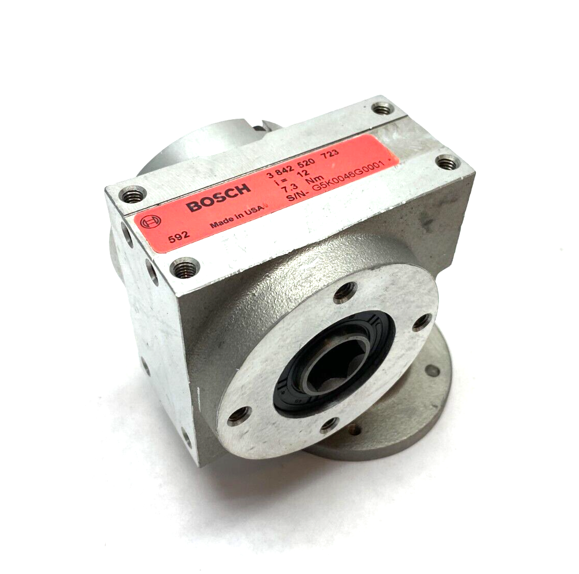 Bosch Rexroth 3842520723 Right Angle Slip-On Gear Unit i=12, 7.3Nm - Maverick Industrial Sales