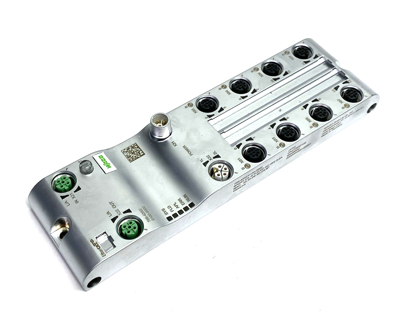 765-4202/0100-0000 | Wago 8-Port-IO-Link Master Class B EtherCAT WideLine 16-Chan - Used - Maverick Industrial Sales