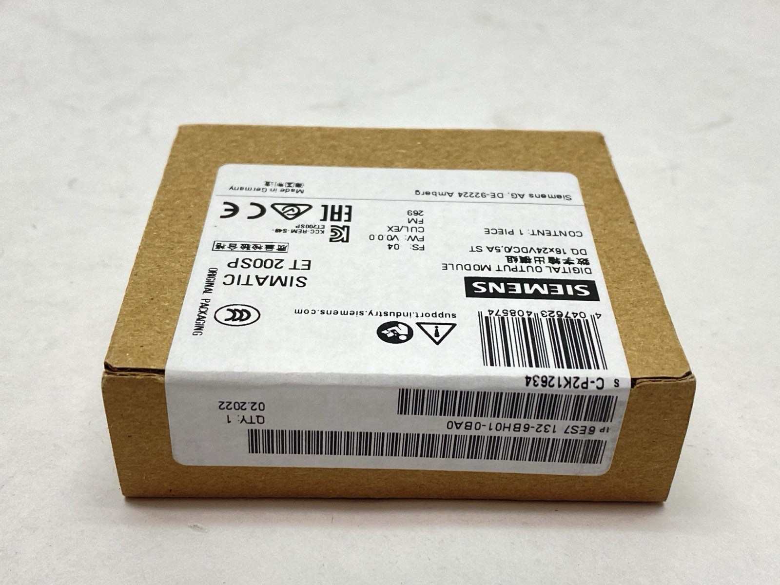 6ES7132-6BH01-0BA0 | Siemens SIMATIC ET 200SP Digital Output Module 24VDC - New - Maverick Industrial Sales