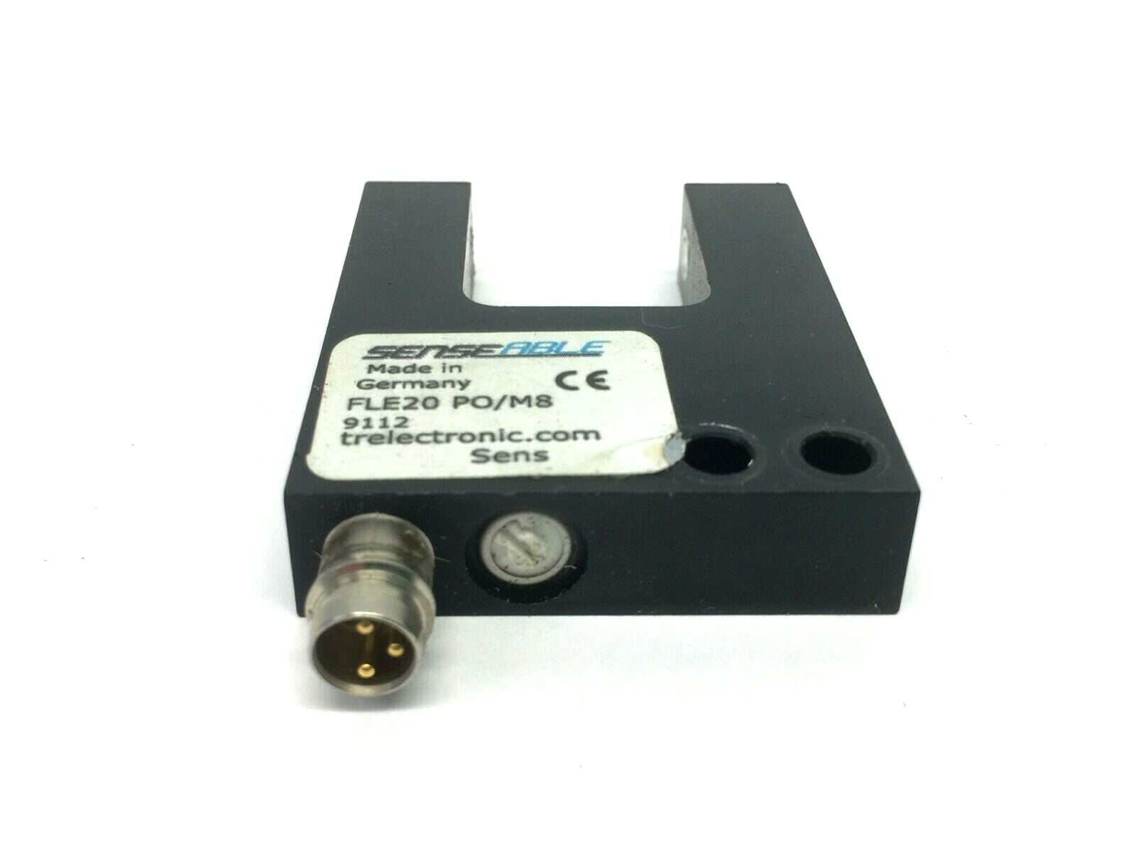 TR Electronic FLE20 PO/M8 SENSEable Fork Light Barrier 9112 - Maverick Industrial Sales