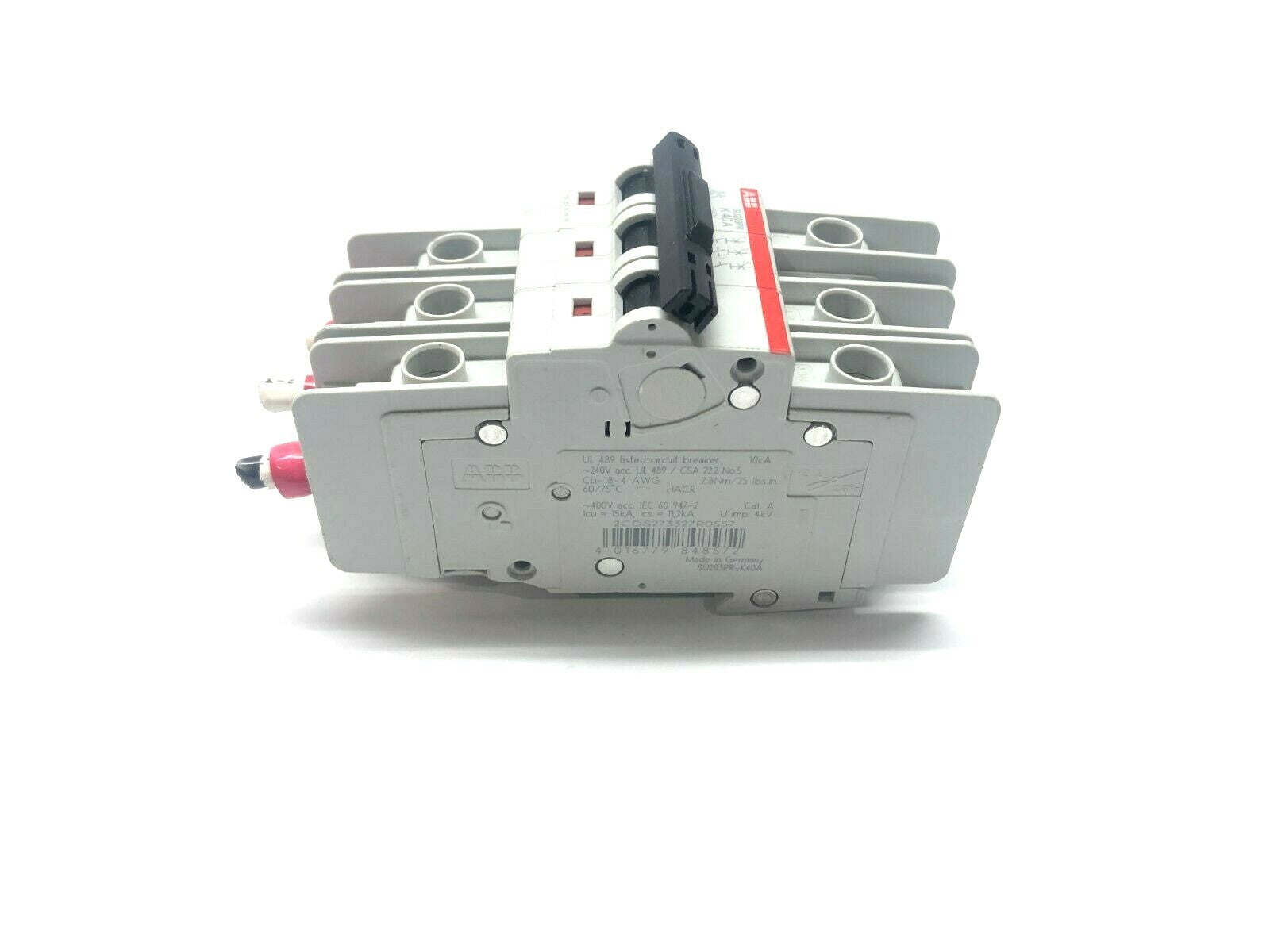 ABB SU203PR-K Circuit Breaker 3 Pole BROKEN HOUSING - Maverick Industrial Sales