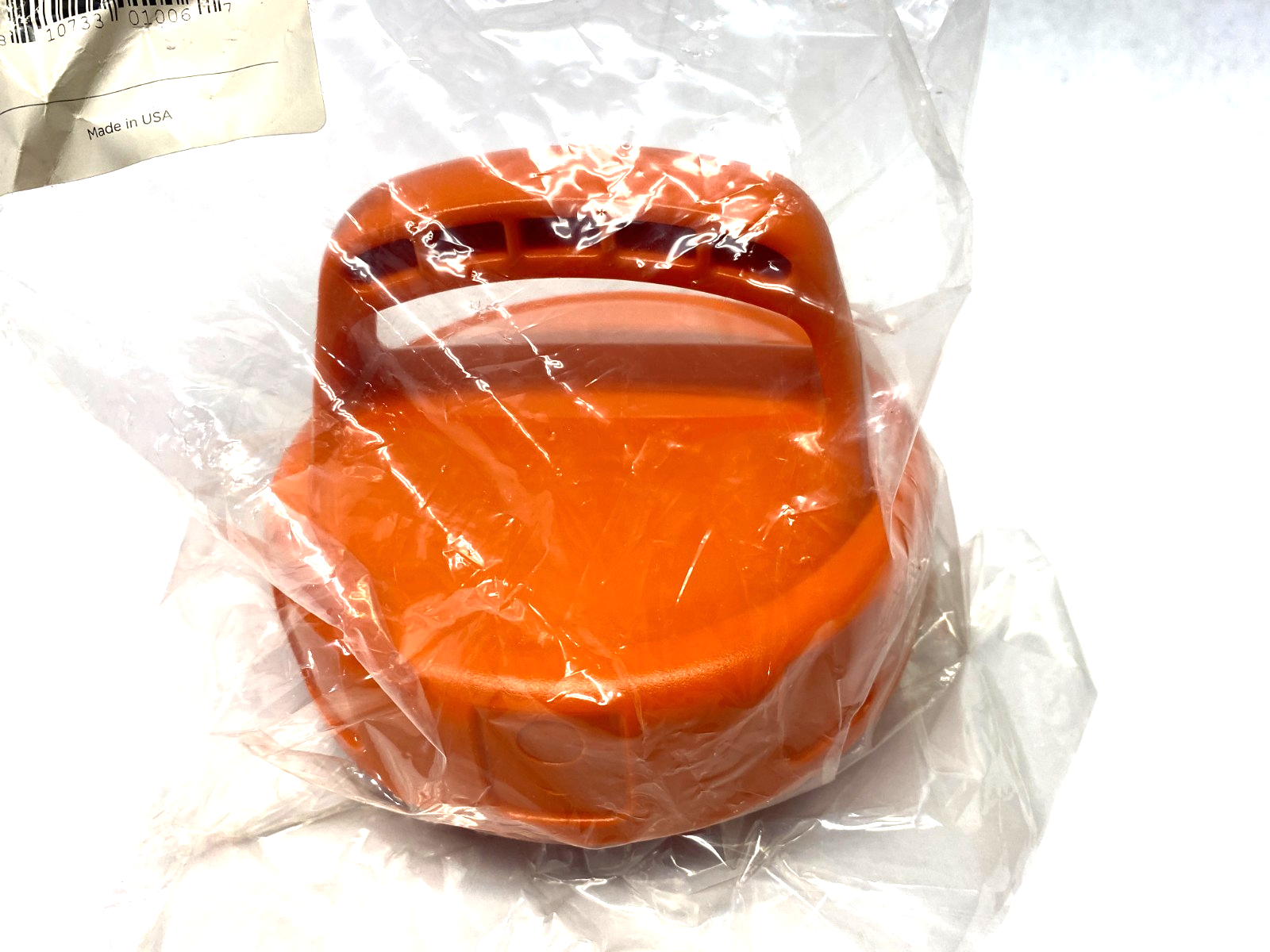 100106 | Oilsafe Spill-Proof Storage Lid, Orange - New - Maverick Industrial Sales