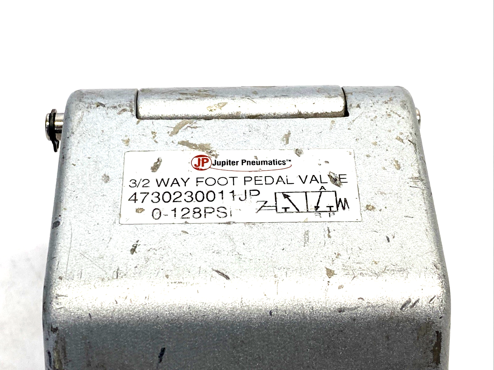 4730230011JP | Jupiter Pneumatics 3/2 Way Foot Pedal Valve 0-128 PSI - Used - Maverick Industrial Sales