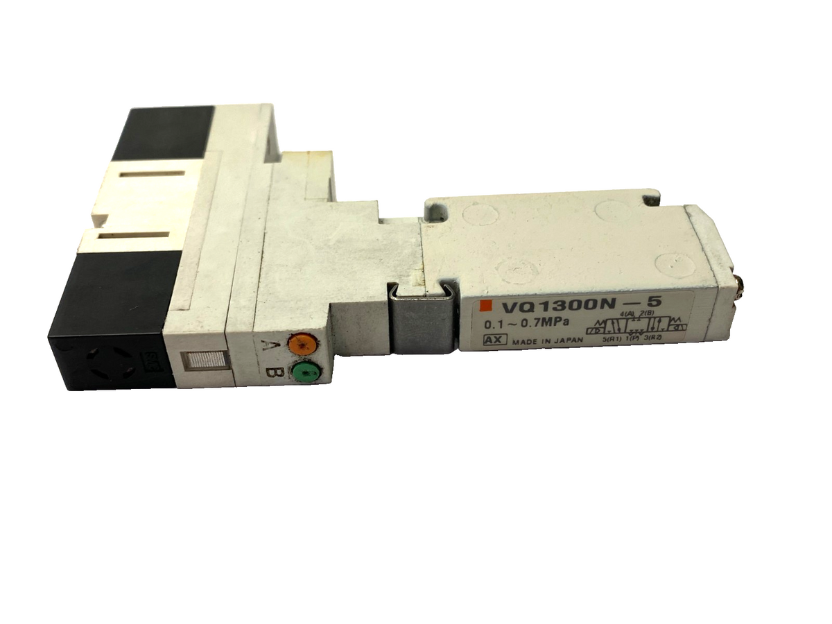 SMC VQ1300N-5 Pneumatic Solenoid Valve 5-Port 24VDC - Maverick Industrial Sales
