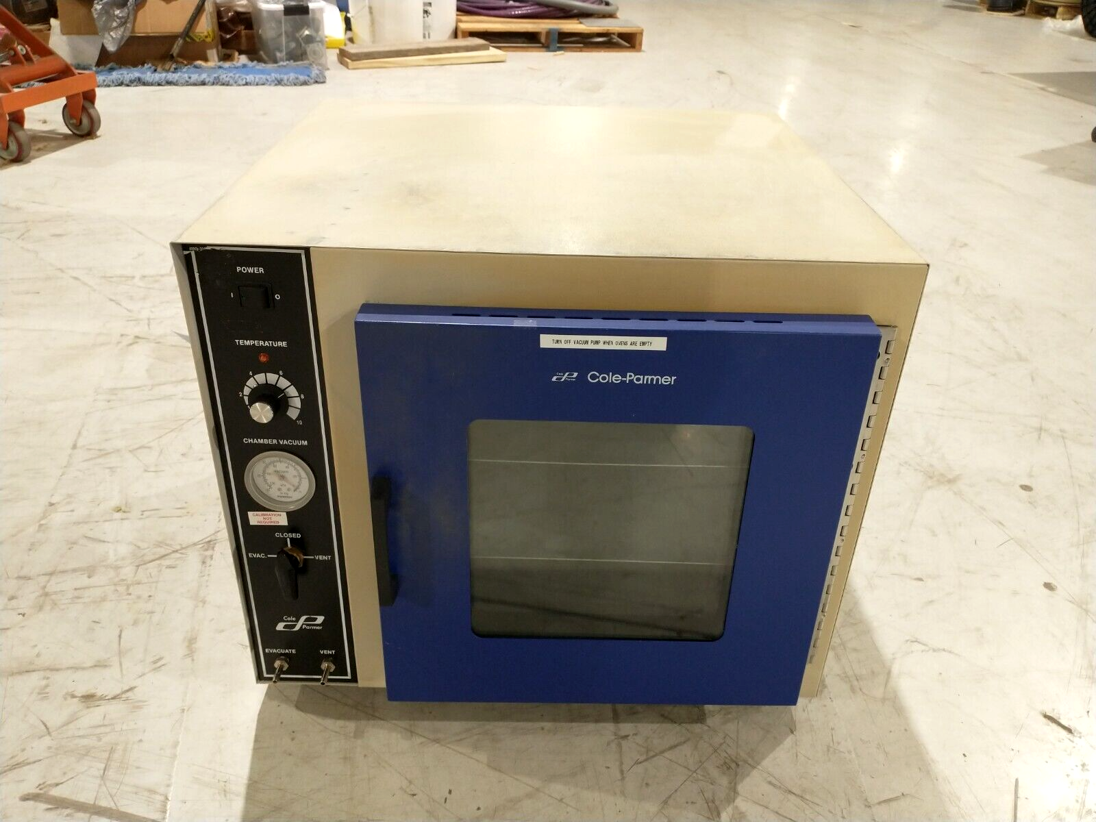 Cole-Parmer G05053-20 Laboratory Vacuum Oven, 120V, 1600W, 13.3A, 2.3 Cubic FT - Maverick Industrial Sales