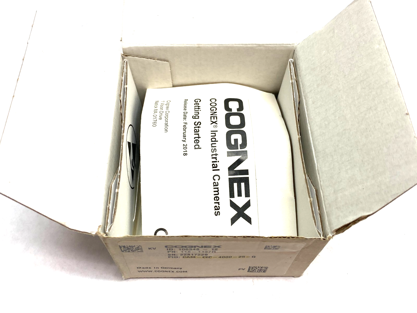 Cognex CAM-CIC-4000-25-G GigE Industrial Inspection Area-Scan Camera 118-1137R - Maverick Industrial Sales