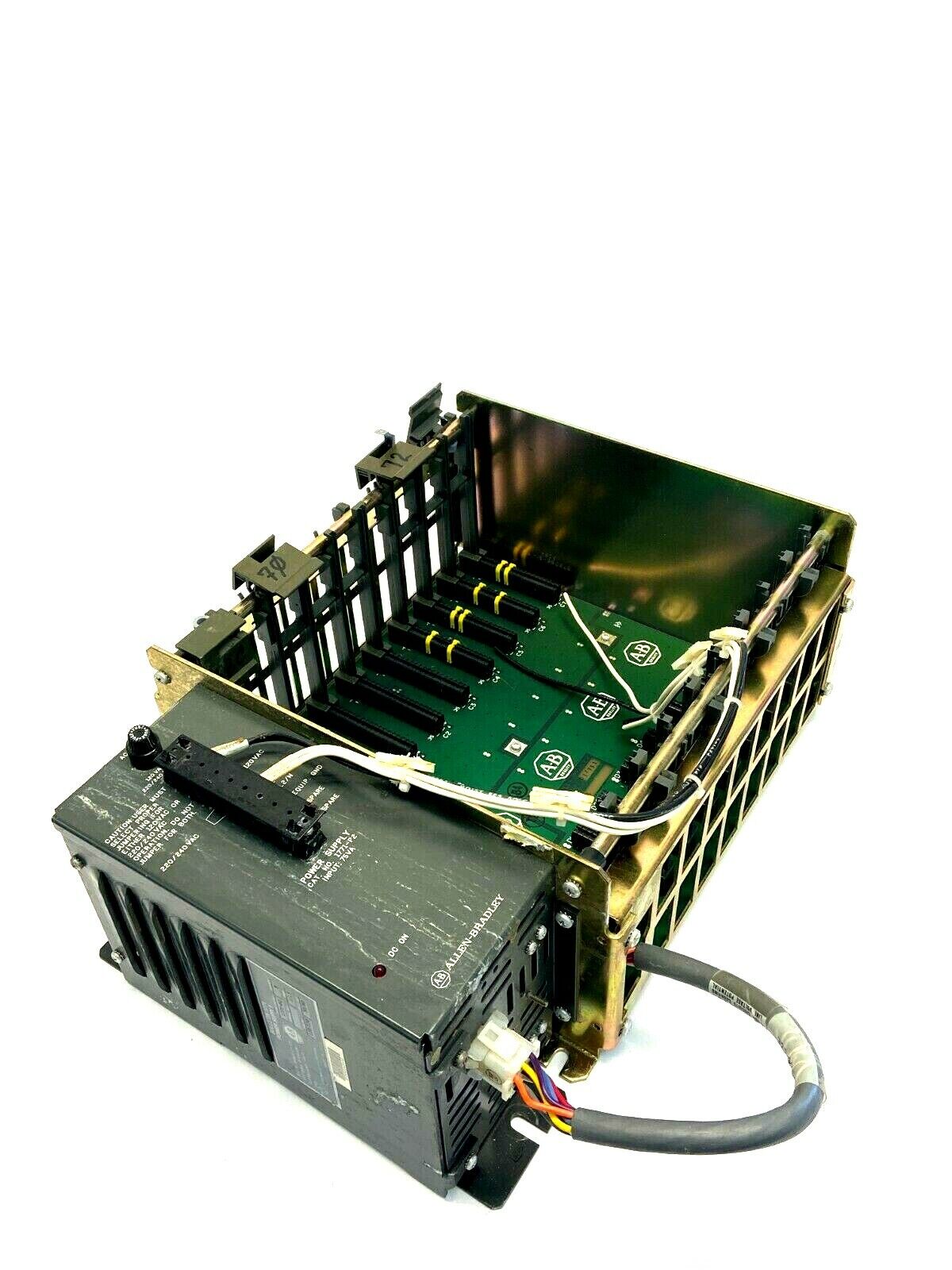 Allen Bradley 1771-A2B I/O Chassis and 960188 Backplane w/ 1771-P2 Power Supply - Maverick Industrial Sales