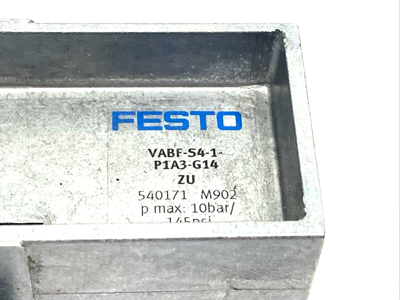 Festo VABF-S4-1-P1A3-G14 Vertical Pressure Supply Plate 540171 - Maverick Industrial Sales