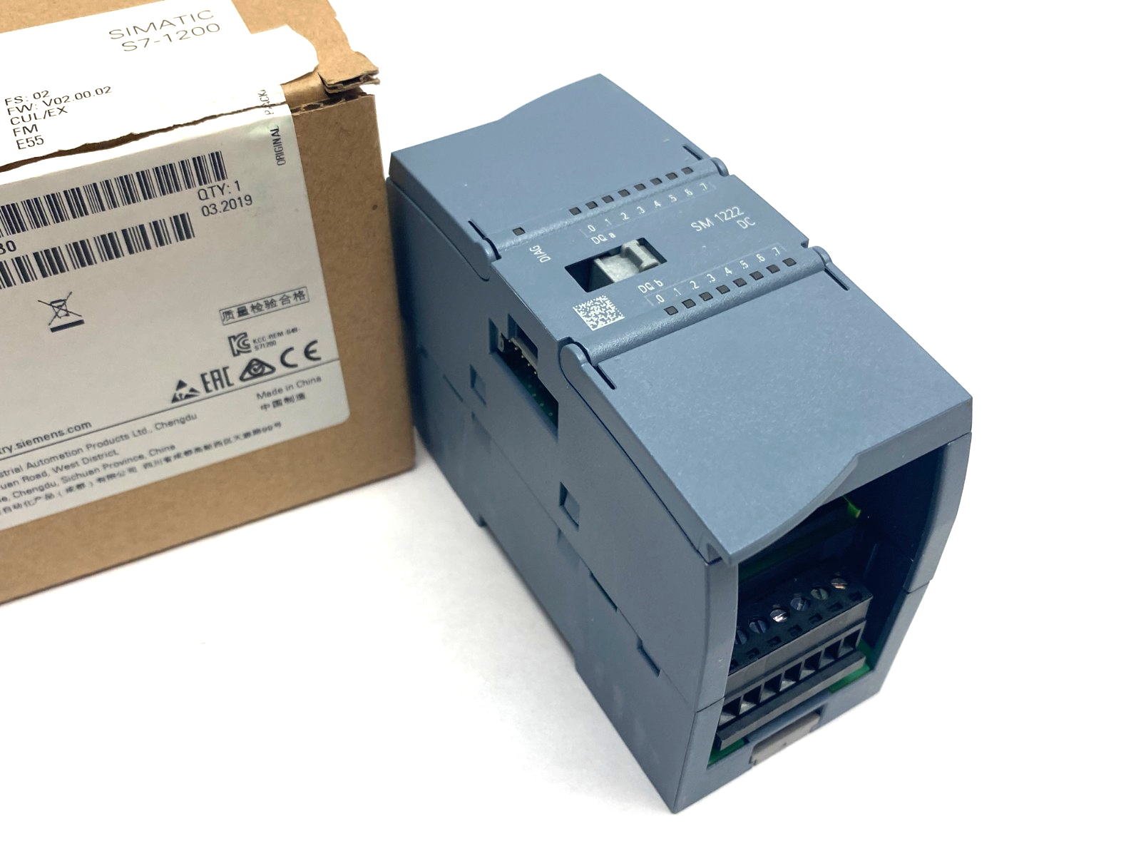 Siemens 6ES7 222-1BH32-0XB0 SIMATIC S7-1200 Digital Output Module DQ 16x24VDC - Maverick Industrial Sales