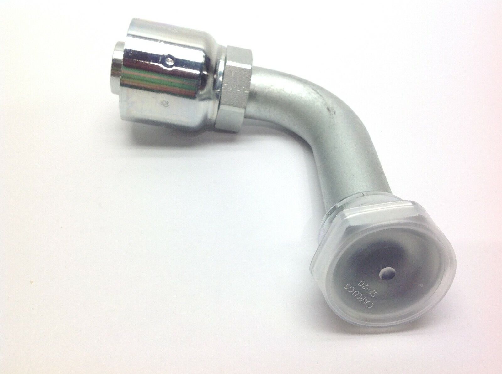 Parker 1J143-20-20 Seal-Lok 43 Series Crimp Style Fitting 90 Degree Swivel - Maverick Industrial Sales