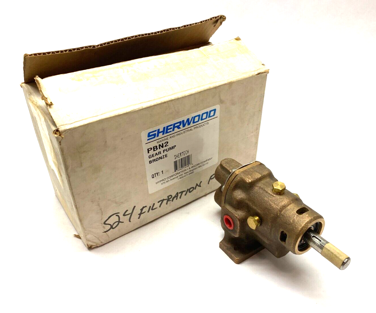Sherwood PBN2 Shertech Bronze Rotary Gear Pump - Maverick Industrial Sales