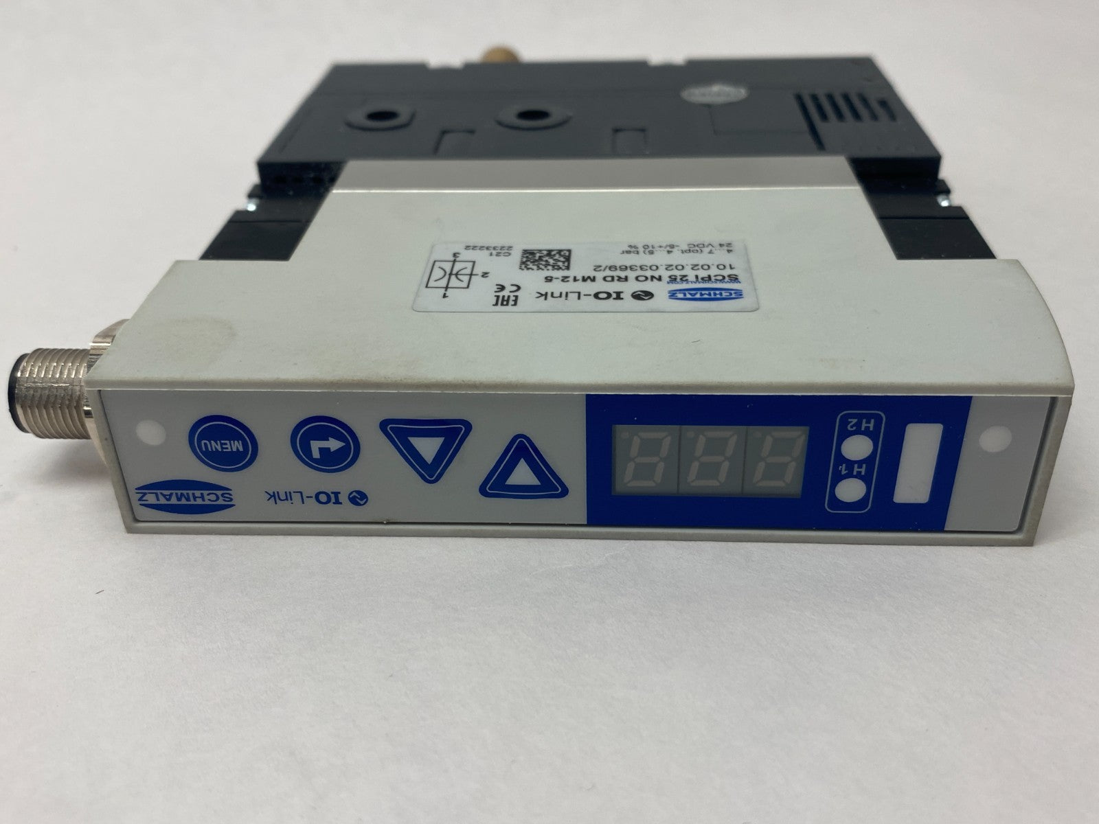 Schmalz SCPi 25 NO RD M12-5 Vacuum Ejector 10.02.02.03369/2 MISSING REAR HOUSE - Maverick Industrial Sales