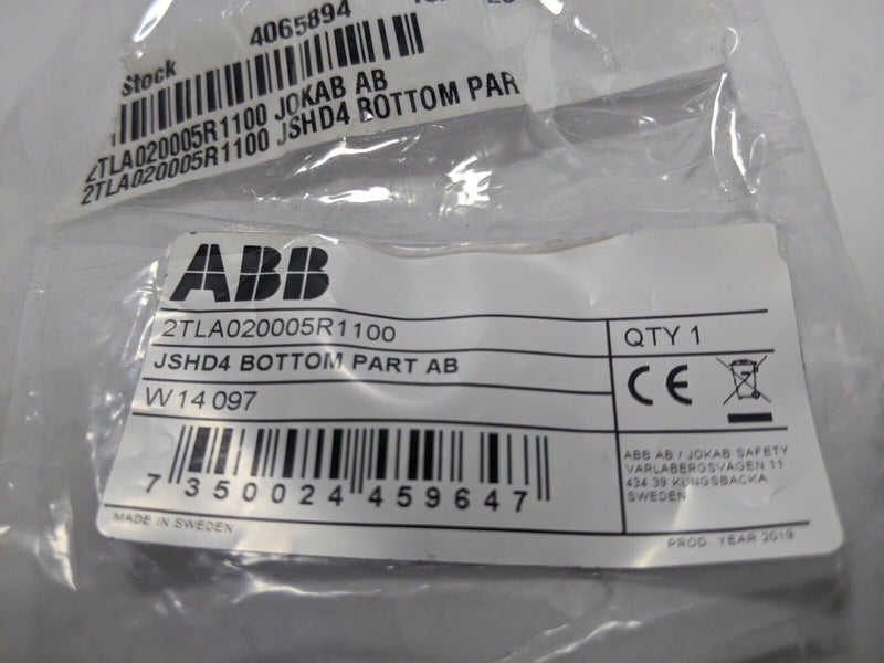 ABB 2TLA020005R1100 Enabling Switch JSHD4 Bottom Part AB - Maverick Industrial Sales