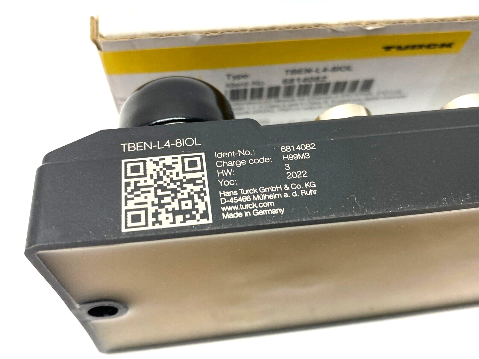 Turck TBEN-L4-8IOL Compact Multiprotocol Ethernet I/O Module 8-Ch 6814082 - Maverick Industrial Sales