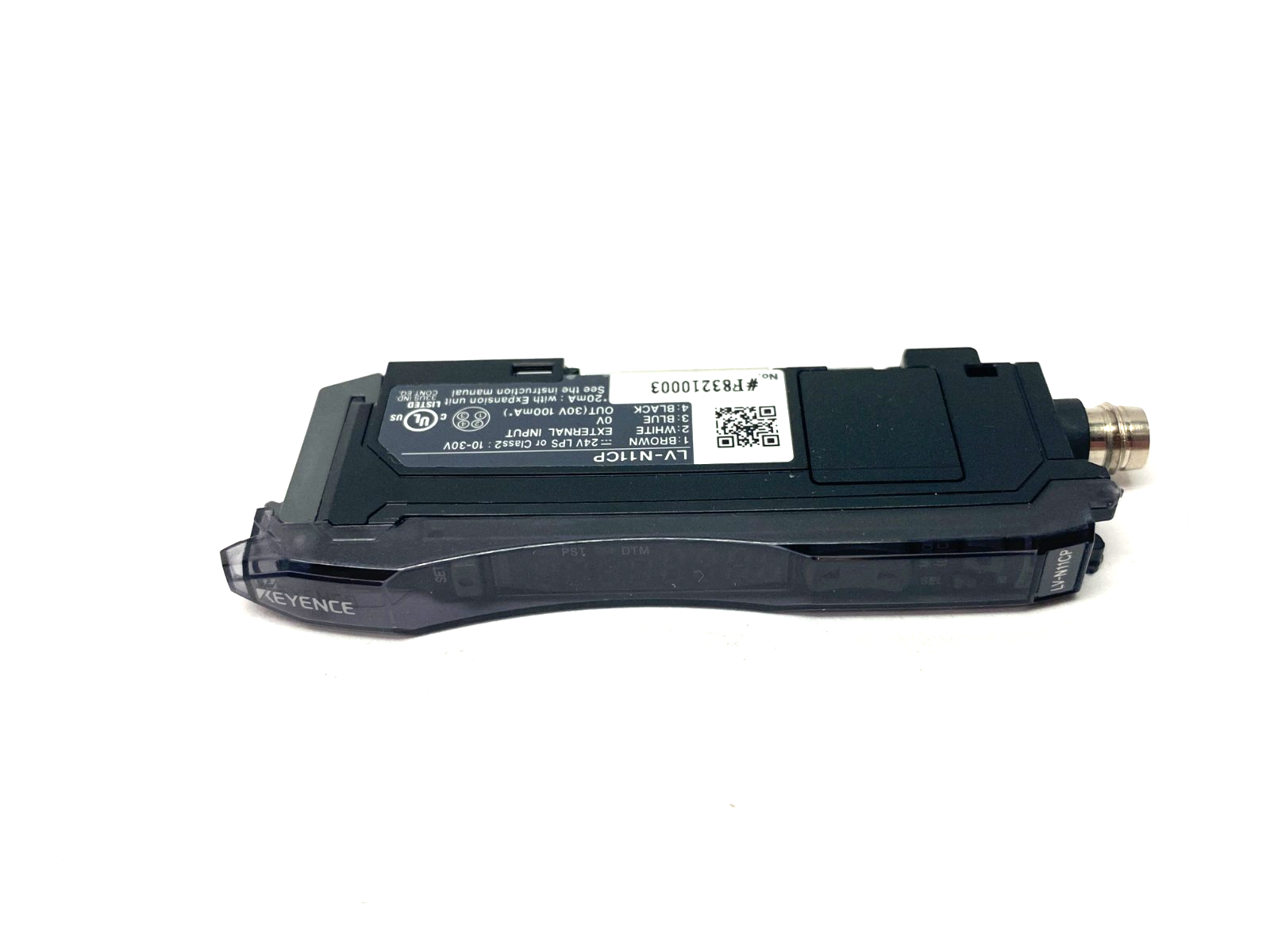 Keyence LV-N11CP Digital Laser Sensor Amplifier Main Unit, M8 Connector PNP - Maverick Industrial Sales