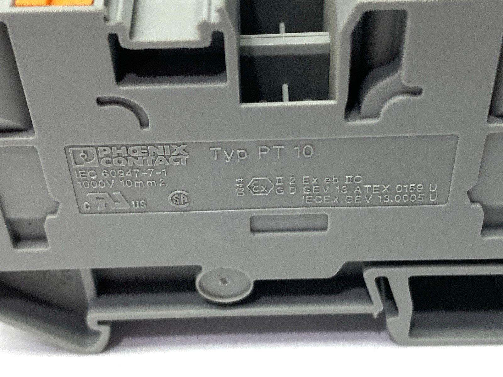 PT 10 | Phoenix Contact Feed-Through Terminal Block 3212120 LOT OF 3 - Used - Maverick Industrial Sales