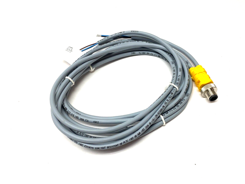 Turck VBRS 4.4-2/2 Splitter Junction Cordset M12 4-Pin to Dual Pigtail, U0117-02 - Maverick Industrial Sales