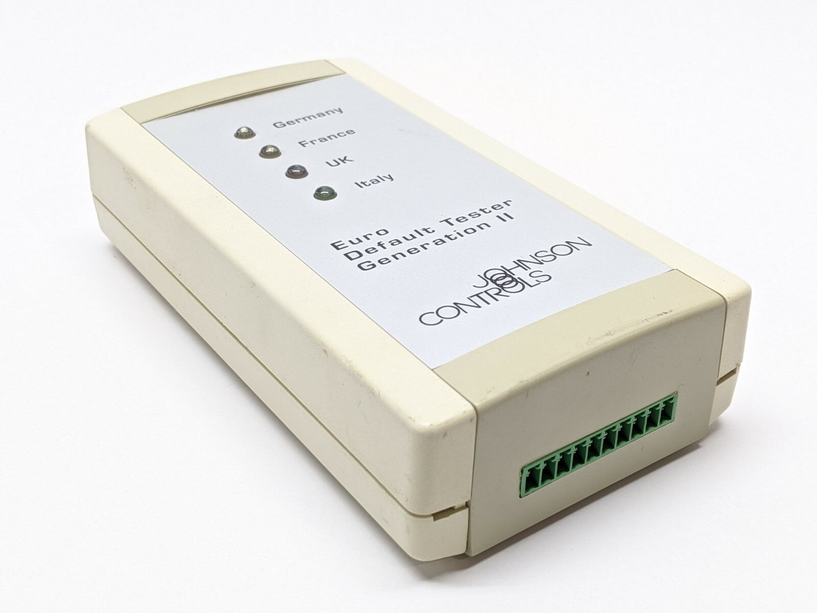 Johnson Controls Euro Default Tester Generation II Funktionstest 2010 - Maverick Industrial Sales