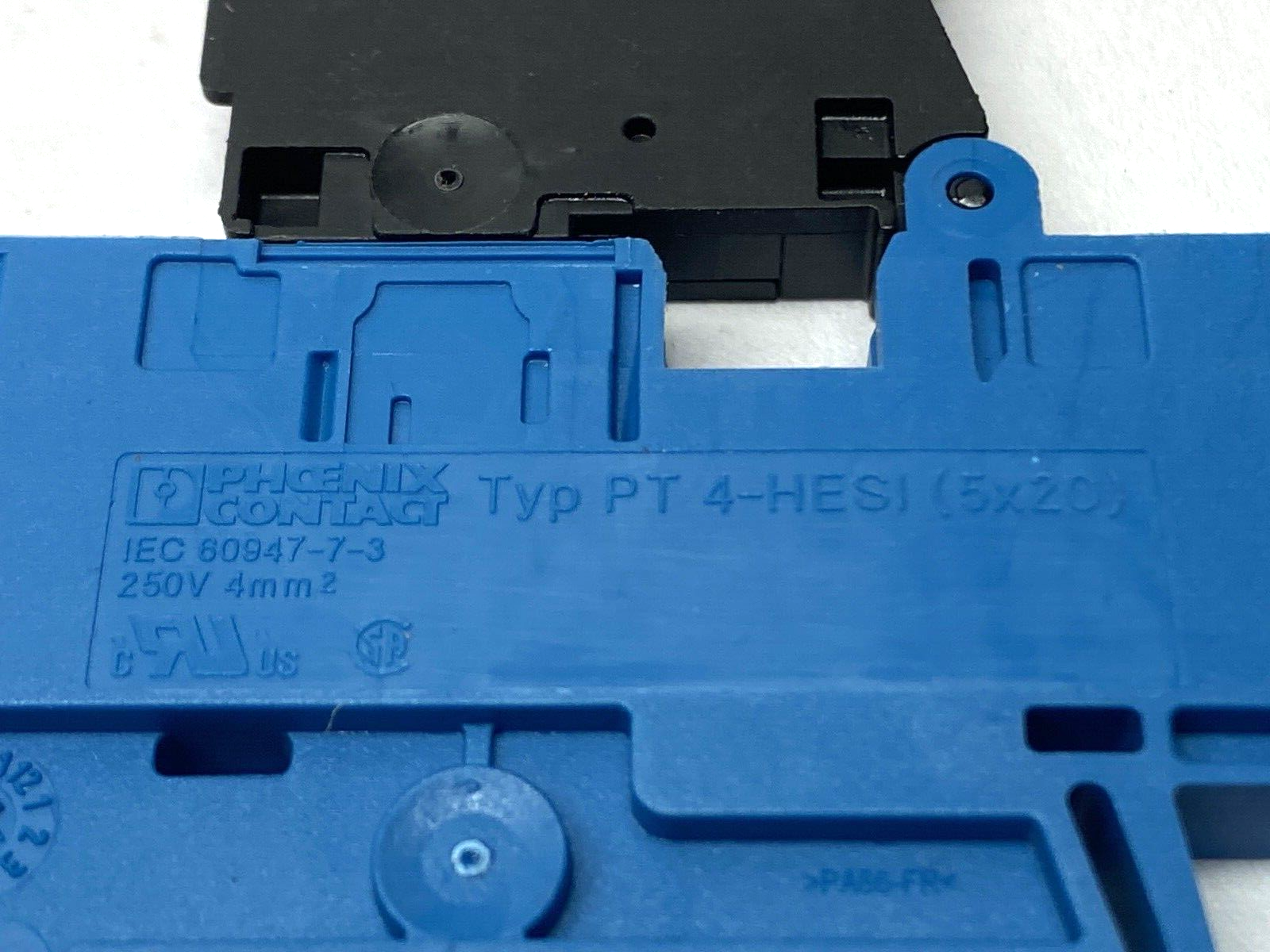 Phoenix Contact PT 4-HESI Terminal Block 3211904 w/ Fuse Holder LOT OF 3 - Maverick Industrial Sales