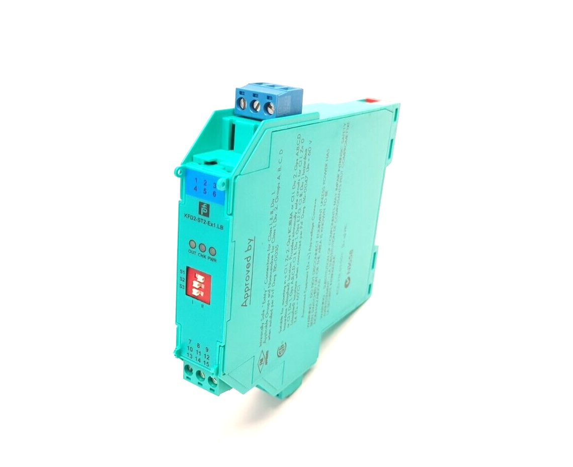 Pepperl+Fuchs KFD2-ST2-Ex1.LB Switch Amplifier Unit 24V DC 180997 - Maverick Industrial Sales