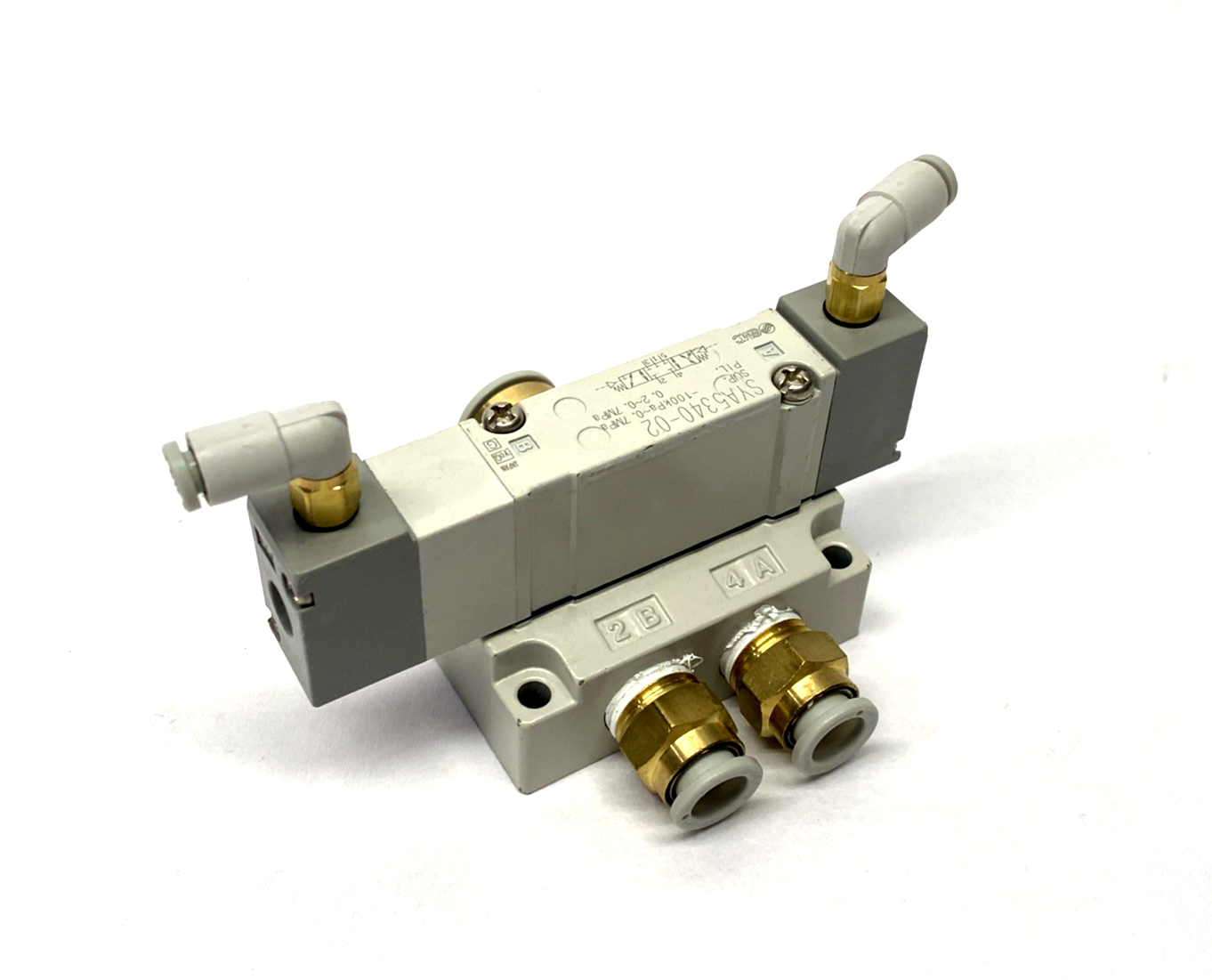 SMC SYA5340-02 Air Pilot Valve & Base 1/4" NPT - Maverick Industrial Sales