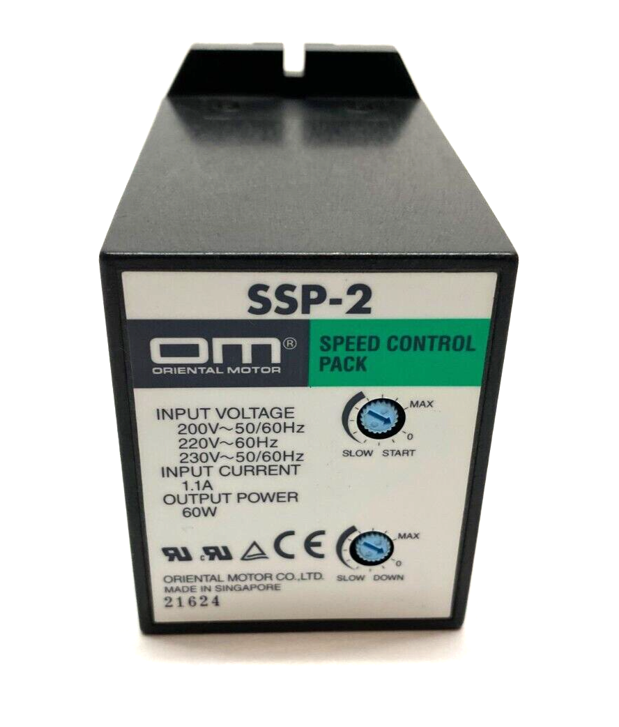 Oriental Motor SSP-2 Adjustable Speed Control Pack Relay Module 60W 1.1A - Used - Maverick Industrial Sales