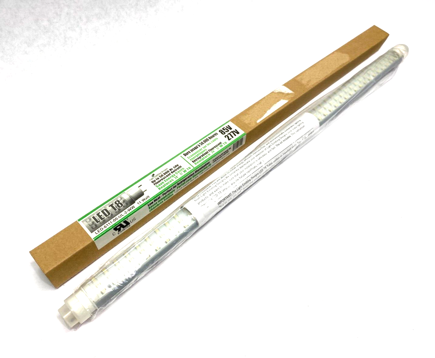 Light Emitting Designs LED-6111-XX-UL-2-WW Fluorescent Retrofit Light 24" 17W T8 - Maverick Industrial Sales