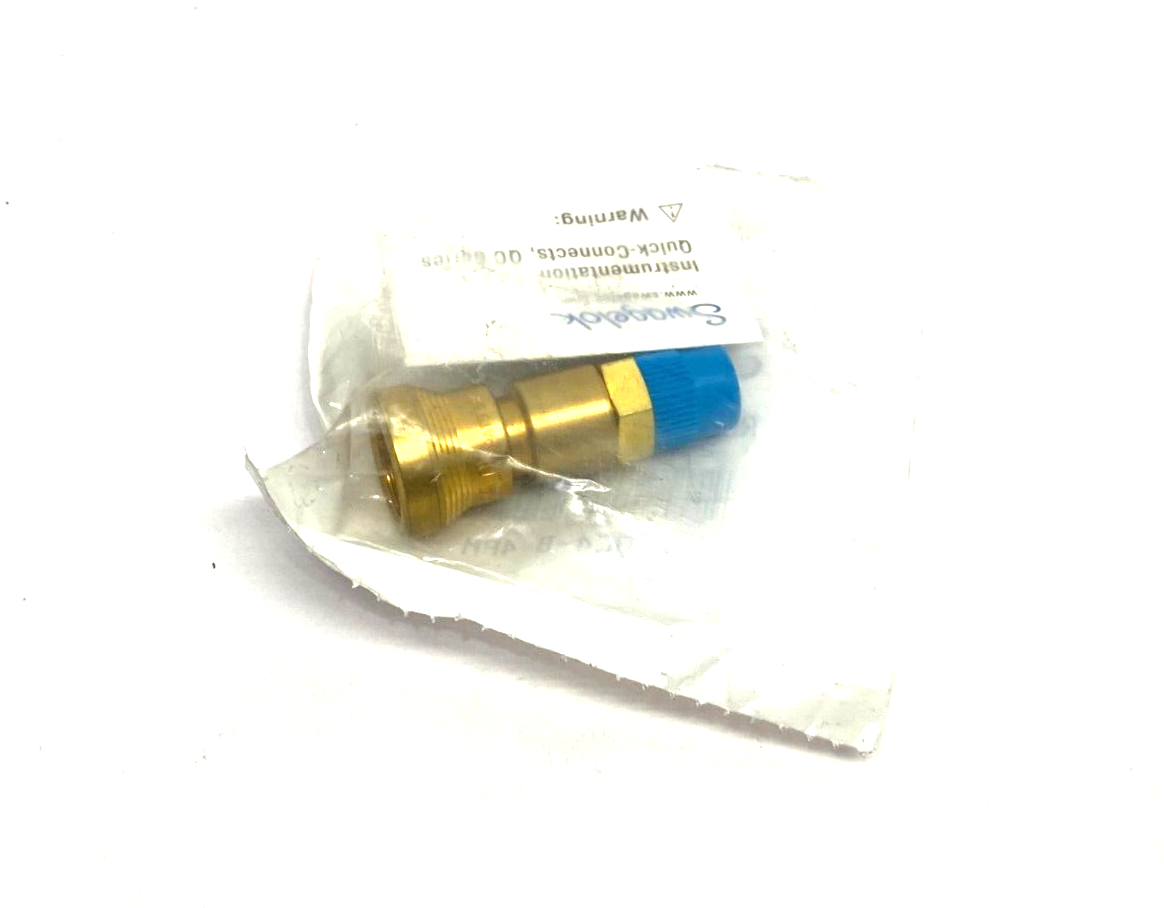 Swagelok B-QC4-B-4PM Brass Instrumentation Quick Connect Body - Maverick Industrial Sales