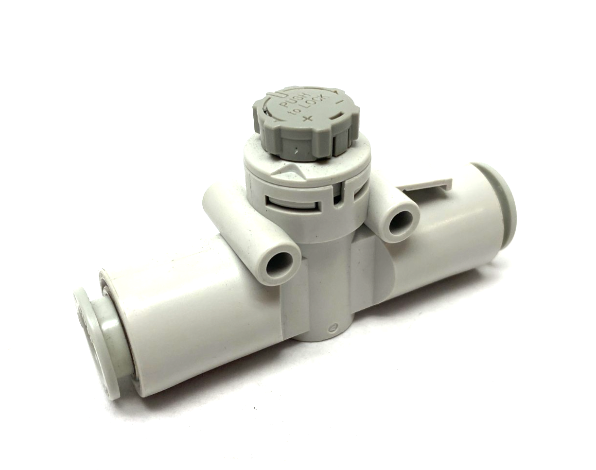 AS3002F-12A | SMC Inline Flow Control Fitting 12mm Tube - New – Open box - Maverick Industrial Sales