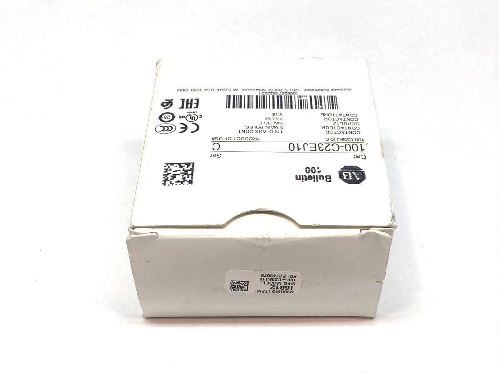 Allen Bradley 100-C23EJ10 Ser. C Contactor 24V DC 3P - Maverick Industrial Sales