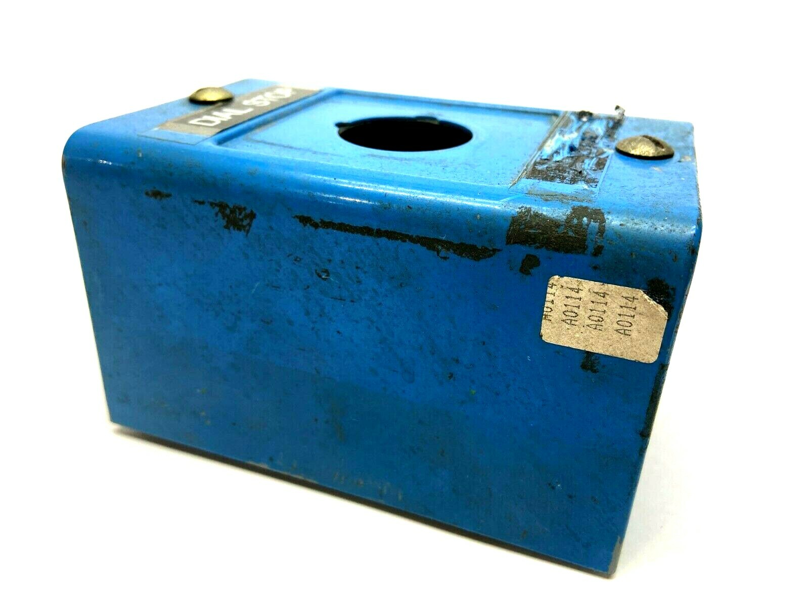 Allen Bradley 1 Pushbutton Opening Blue Enclosure 4-7/8 x 3-3/8 x 2-7/8" - Maverick Industrial Sales