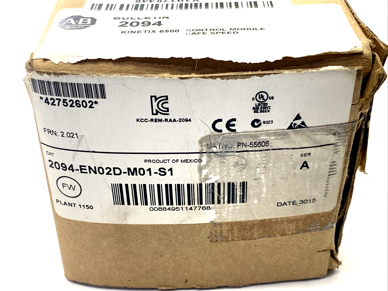 Allen Bradley 2094-EN02D-M01-S1 Ser. A Kinetix 6500 Safe Speed Control Module - Maverick Industrial Sales