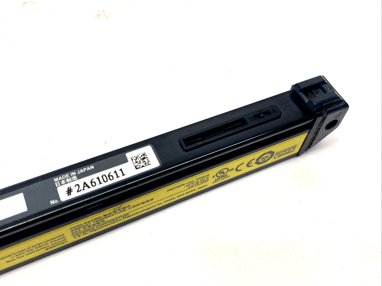 Keyence GL-S16FH Safety Light Curtain Set, GL-S16FH-T & GL-S16FH-R - Maverick Industrial Sales