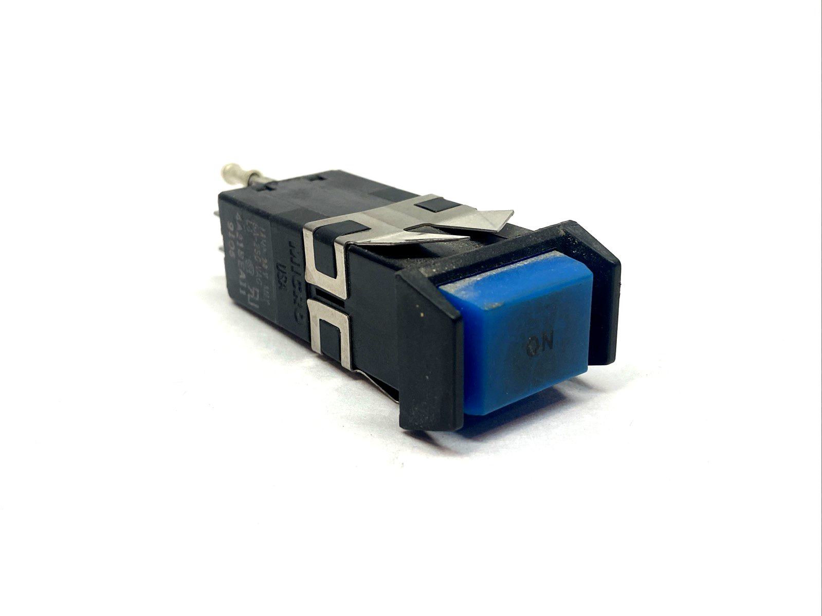 4A21BEA11 | Honeywell Micro Control Blue ON Pushbutton Switch - Used - Maverick Industrial Sales