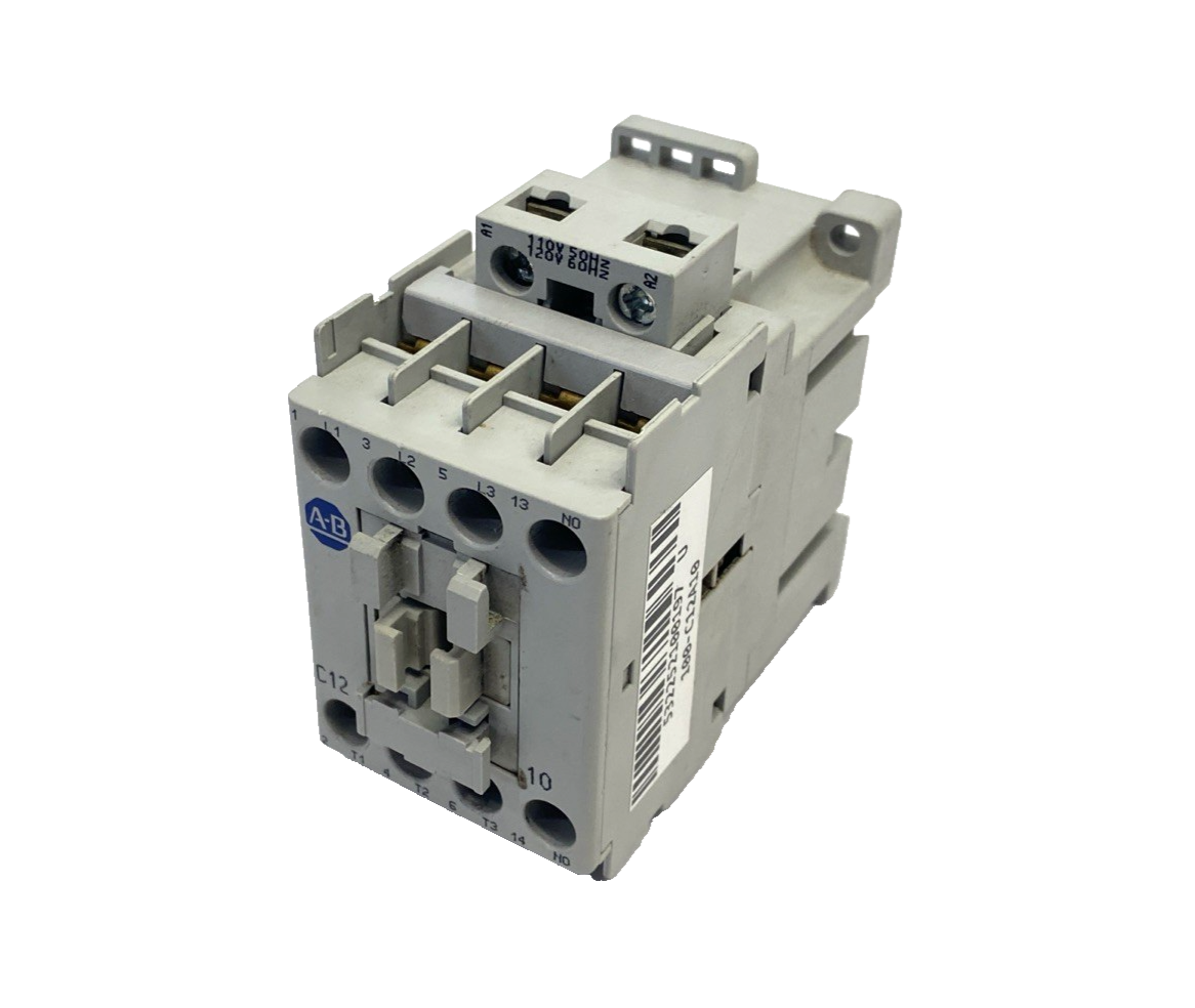 100-C12A10 | Allen Bradley Ser. A IEC Contactor, 120V 60Hz - For parts or not working - Maverick Industrial Sales
