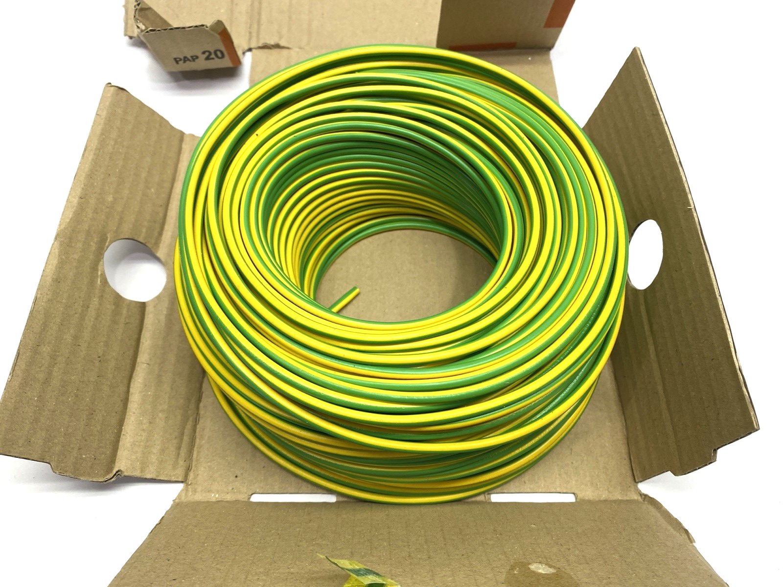 Lapp 4160500 Multi-Standard Hook-Up Wire Green Yellow 1x2.5 14AWG SPOOL OF 100M - Maverick Industrial Sales