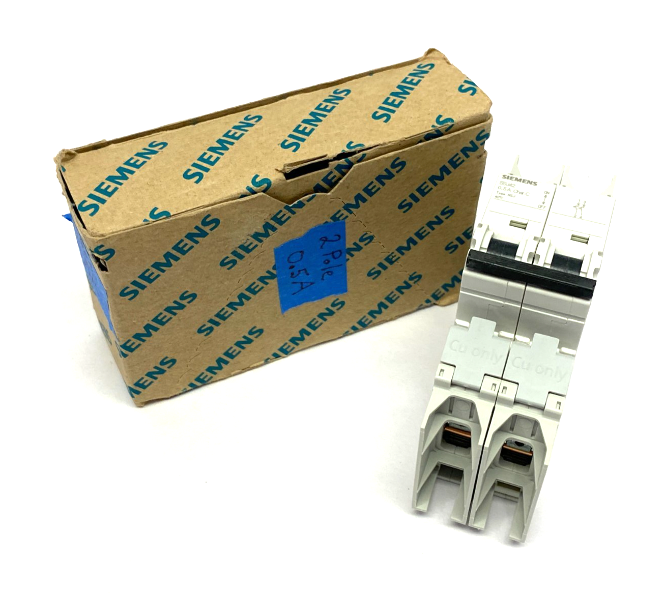 Siemens 5SJ4205-7HG42 Circuit Breaker, 2-Pole, C-Trip, 10kA - Maverick Industrial Sales