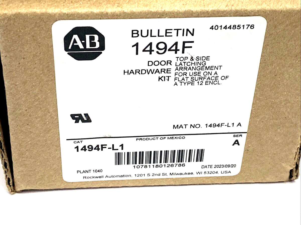 1494F-L1 | Allen Bradley 1494F-L1 Ser. A Disconnect Switch Door