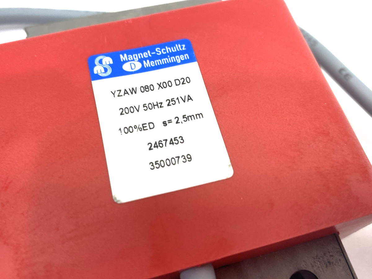 Magnet-Schultz YZAW 080 X00 D20 Vibratory Magnet Coil 200V s=2,5mm - Maverick Industrial Sales