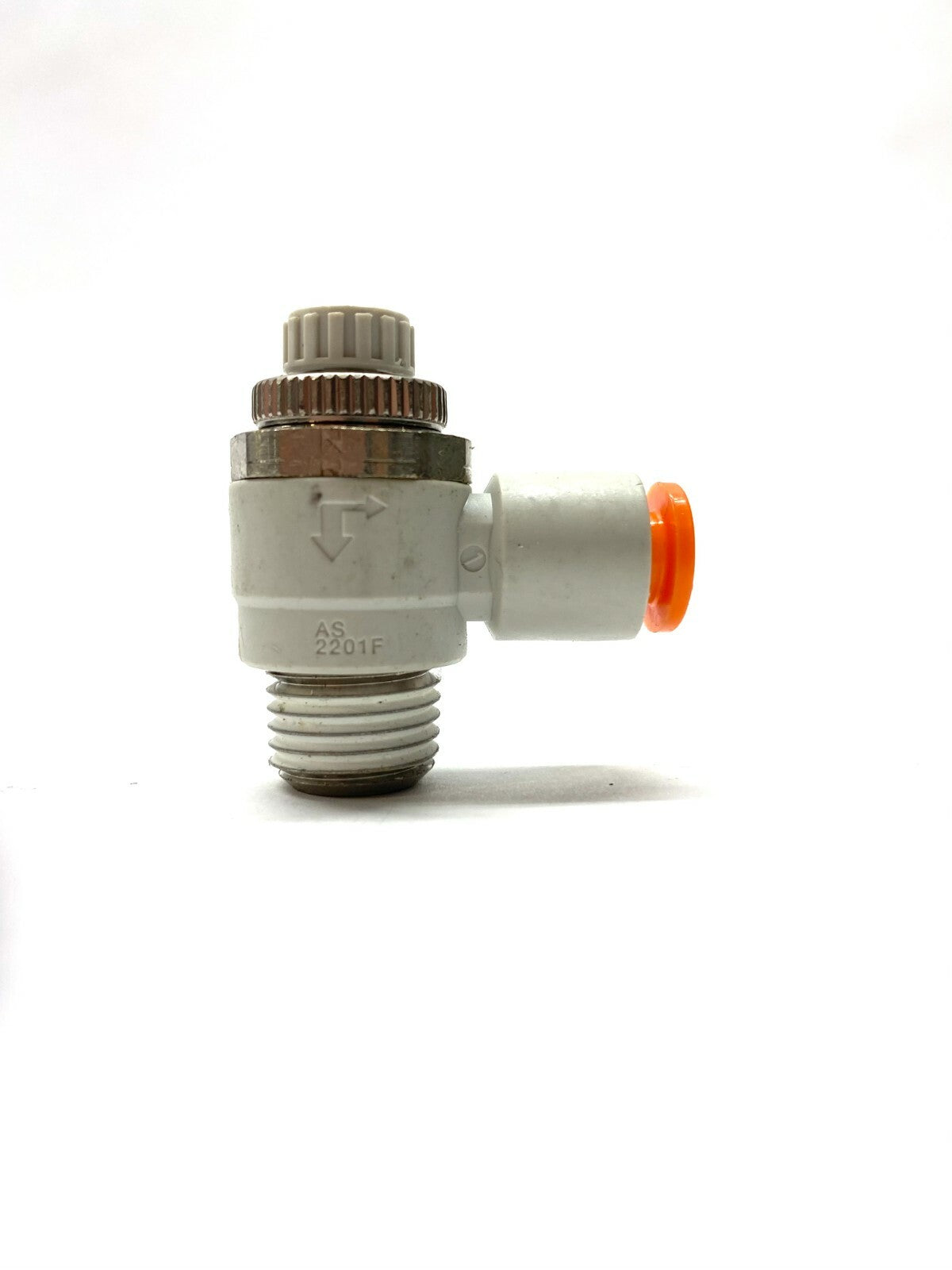 SMC AS2201F-N02-07-J Flow Controller 1/4" One Touch 1/4" Port Size - Maverick Industrial Sales