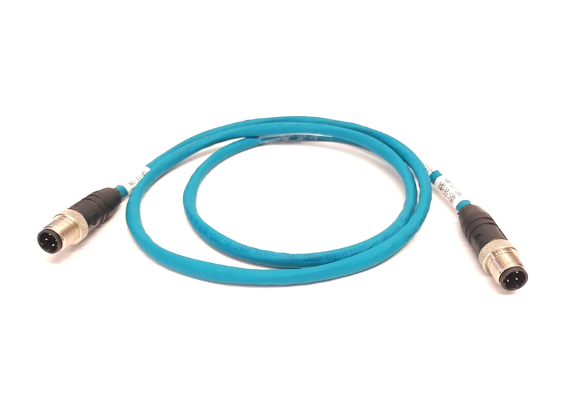 Lumberg 0985 806 100/1M EtherNet/IP Cordset M12 Male 4-Pin 1m 900004052 - Maverick Industrial Sales