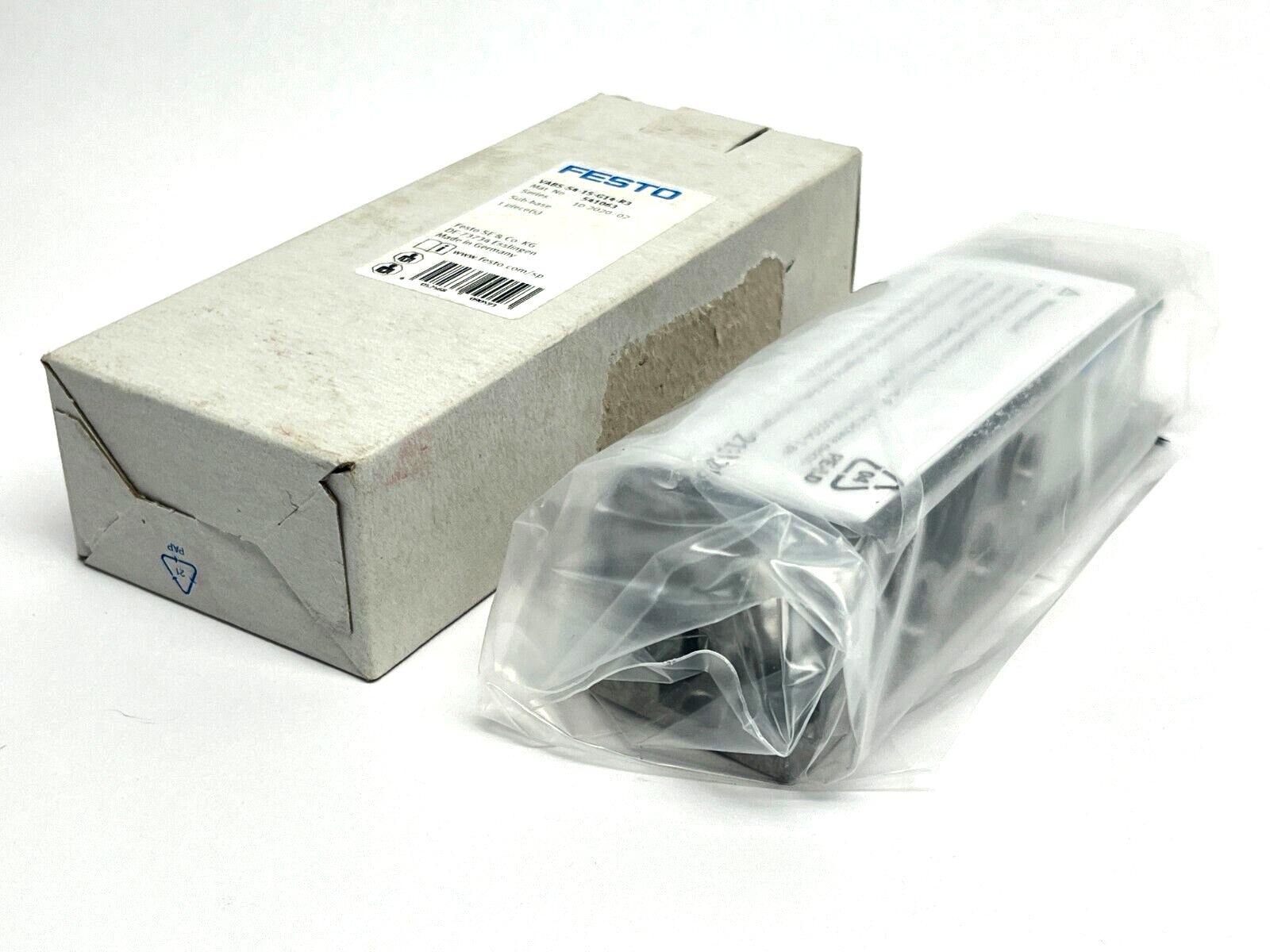 Festo VABS-S4-1S-G14-R3 Sub Valve Manifold Base 541063 - Maverick Industrial Sales