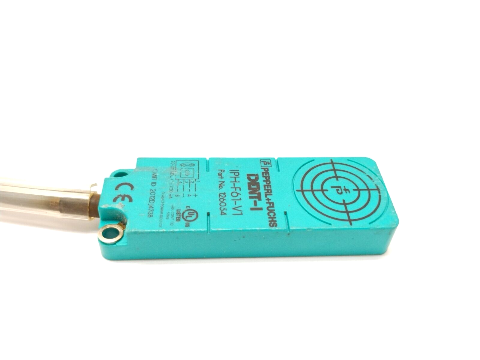 IPH-F61-V1, 126054 | Pepperl+Fuchs IPH-F61-V1 DENT-I RFID Read/Write Device M12 4-Pin 126054 - Used - Maverick Industrial Sales
