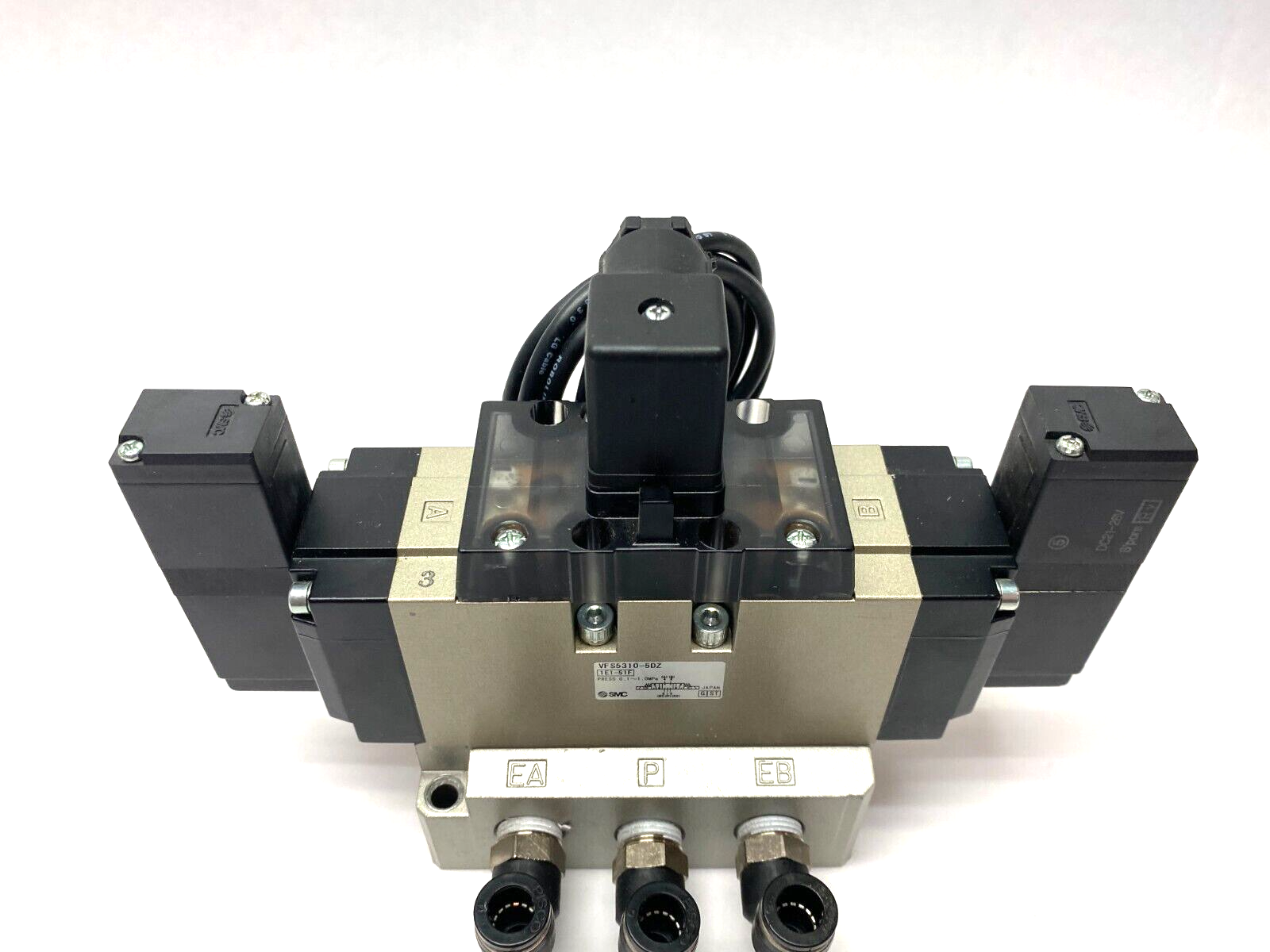 SMC VFS5310-5DZ 4/5 Port Solenoid Valve 3-Position DC21-26V - Maverick Industrial Sales