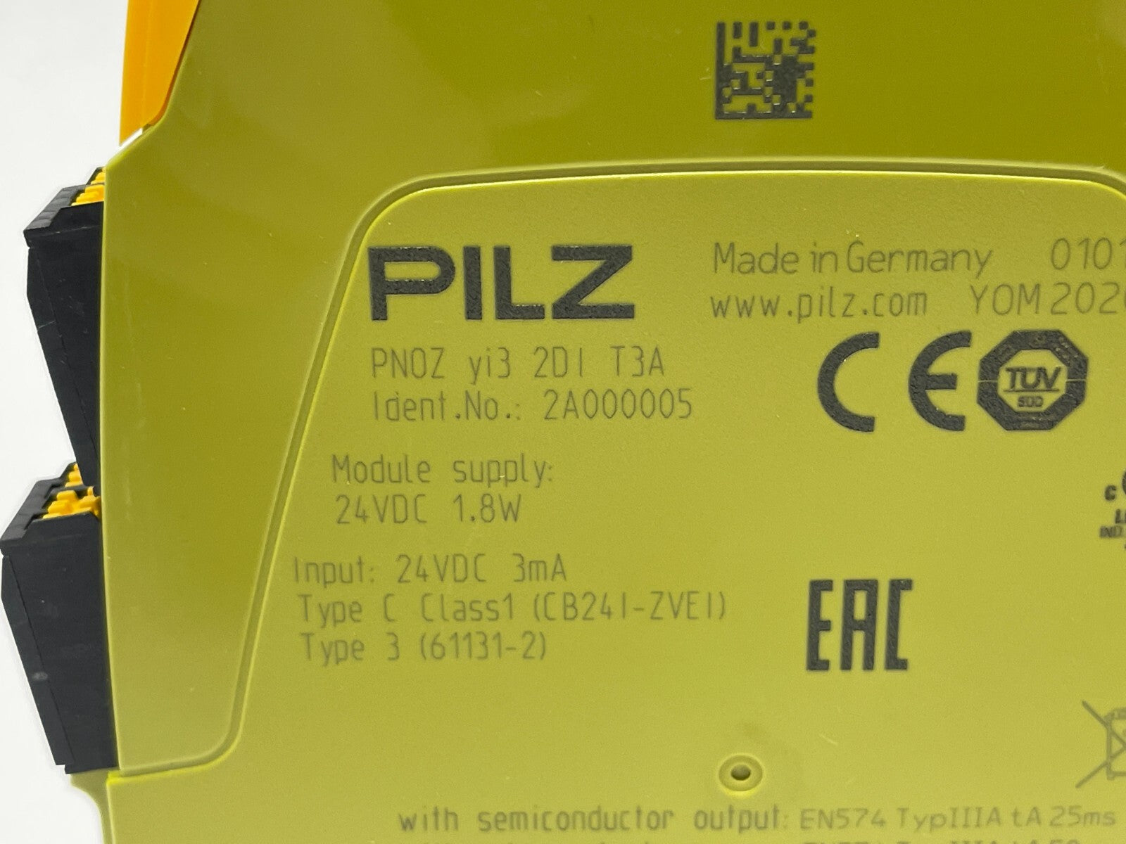 Pilz 2A000005 PNOZ yi3 2DI T3A Expansion Module - Maverick Industrial Sales