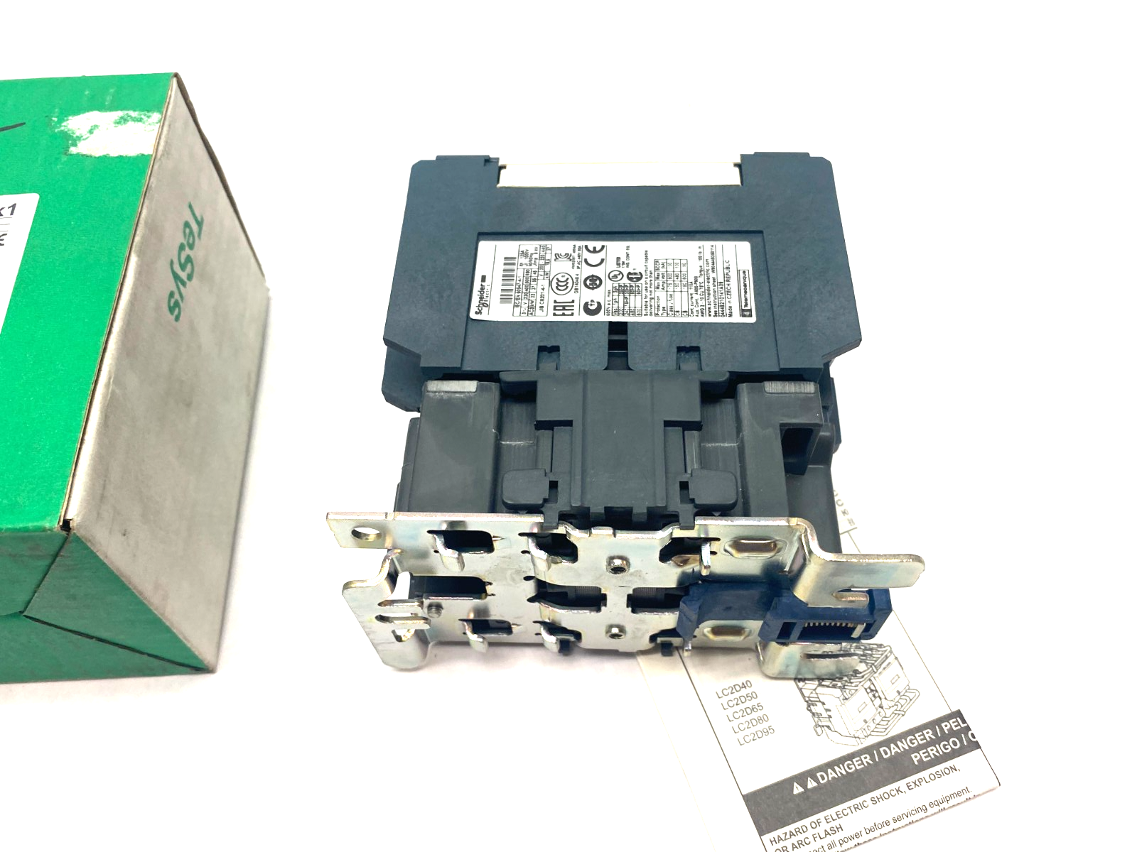 Schneider Electric LC1 D80F7 TeSys Deca Nonreversing IEC Contactor 3-Phase - Maverick Industrial Sales
